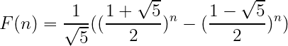 Formule mathmatique